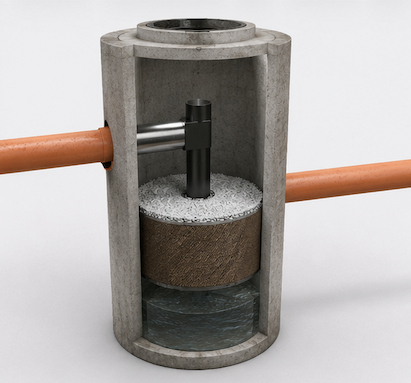 H2O Clean Filtersystem im Schacht